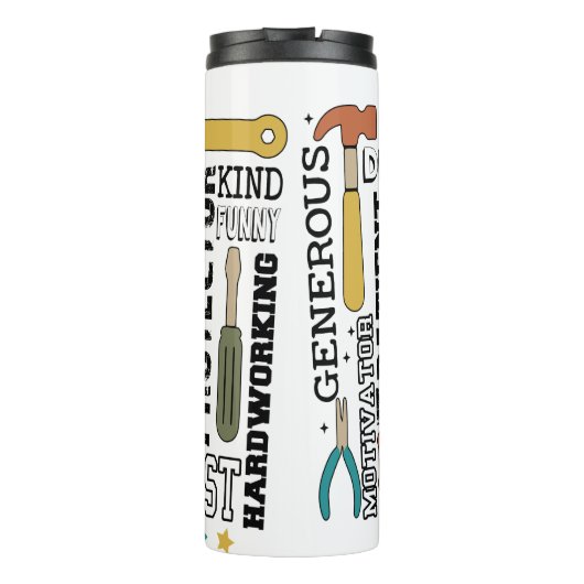 Dad Fathers Day Thermosbeker (Achterkant)