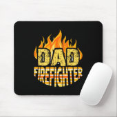 Dad Firefighter Fireman Gift Proud Firefighter Quo Muismat (Met muis)