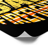 Dad Firefighter Fireman Gift Proud Firefighter Quo Poster (Hoek)