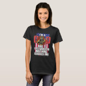 Dad Firefighter Nothing Scares Me Fireman Father's T-shirt (Voorkant volledig)