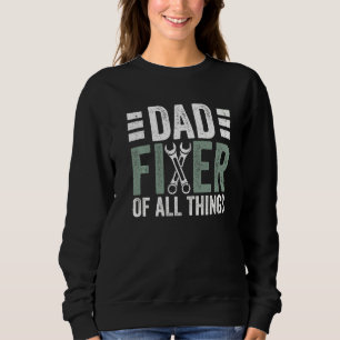 Dad Fixer Contractor Carpenter Woodworker Men's Fa Trui