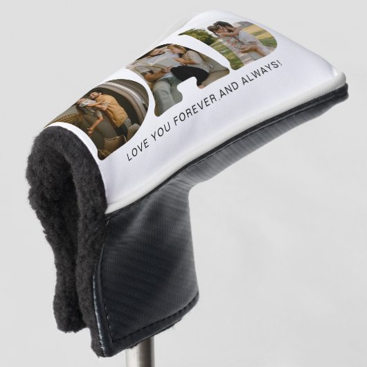 DAD Foto Collage  Golfheadcover (3/4 voorkant)
