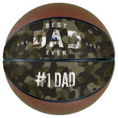 DAD Foto Lijst Green Camouflage Pattern #1 DAD Basketbal (Voorkant)