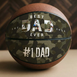DAD Foto Lijst Green Camouflage Pattern #1 DAD Basketbal