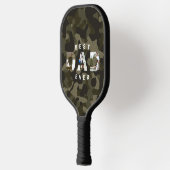 DAD Foto Lijst Green Camouflage Pattern #1 DAD Pickleball Paddle (Links)