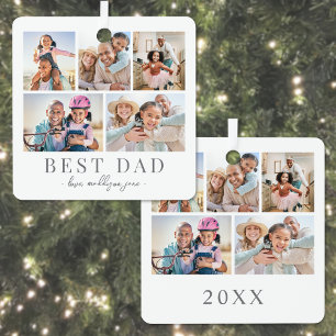 Dad Fotocollage  Metalen Ornament