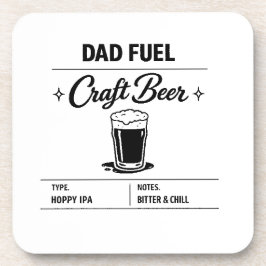 Dad Fuel – Ambachtelijk bier Vaderdag Onderzetter