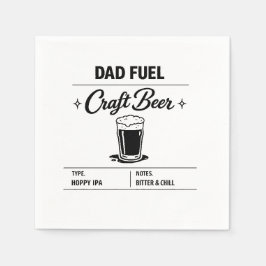 Dad Fuel – Ambachtelijk bier Vaderdag Servet