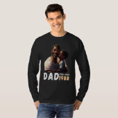 Dad Fuel Since 1988 Quote Black King Magic Fathers T-shirt (Voorkant volledig)
