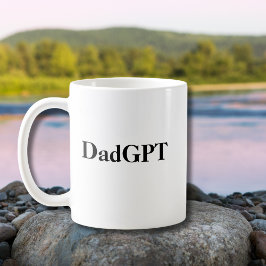 Dad Funny Birthday DadGPT Powered by AI & Dad Joke Koffiemok