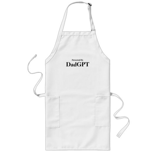 Dad Funny Birthday - Powered by DadGPT - AI Joke Lang Schort (Voorkant)