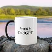 Dad Funny Birthday - Powered by DadGPT - AI Joke Magische Mok