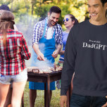Dad Funny Birthday - Powered by DadGPT - AI Joke Trui<br><div class="desc">Vier de ultieme vader-energie met het sweatshirt "powered by DadGPT"! Ideaal voor vaders die het show met scherpzinnigheid, eindeloze wijsheid en een supergeladen gevoel van humor leiden, geïnspireerd door AI-level smarts. Of je nu met je gezin, werk of gewoon het leven van je vader aan het rocken bent, dit sweatshirt...</div>