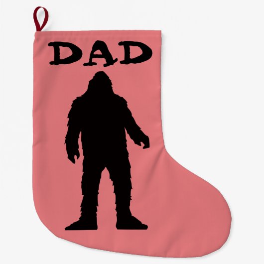 DAD FUNNY CHRISTMAS STOCKING GROTE KERSTSOK (Voorkant)