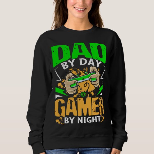Dad Gamer At Night Fatheru2019s Day Trui (Voorkant)