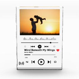 DAD (GEPERSONALISEERD) FOTOBLOK - Muziekcadeau