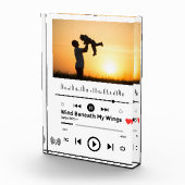 DAD (GEPERSONALISEERD) FOTOBLOK - Muziekcadeau (Rechts)