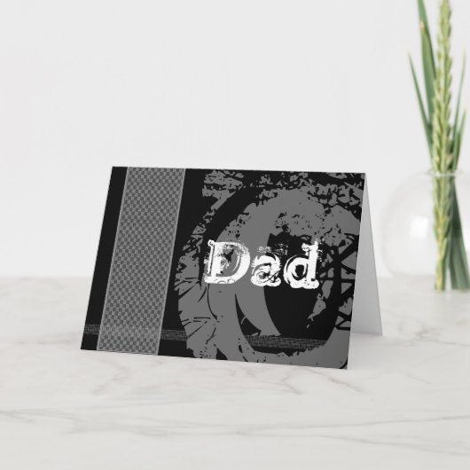 DAD Getuige verzoek - Edgy monotone ontwerp (Voorkant)