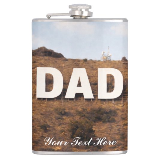 Dad Gift, Funny Father’s Day or Birthday Present: Heupfles (Voorkant)