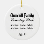 Dad Golf Ornament - SRF (Achterkant)