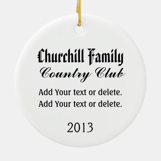 Dad Golf Ornament - SRF (Achterkant)