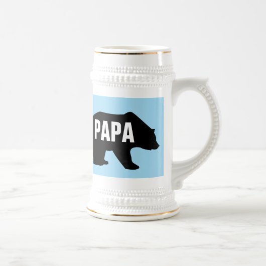 DAD GRIZZLY BEER PAPA BEER STEIN BIERPUL (Rechts)