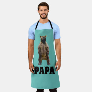 DAD GRIZZLY BEER PAPA FUNNY GRILLOUT SCHORT