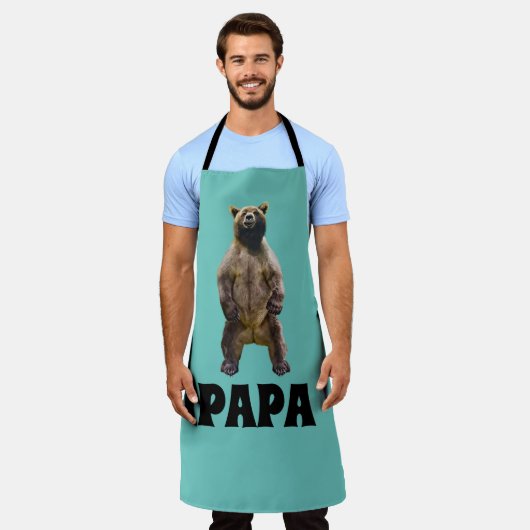 DAD GRIZZLY BEER PAPA FUNNY GRILLOUT SCHORT (Gedragen)