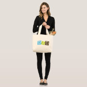 Dad Grote Tote Bag (Voorkant (model))