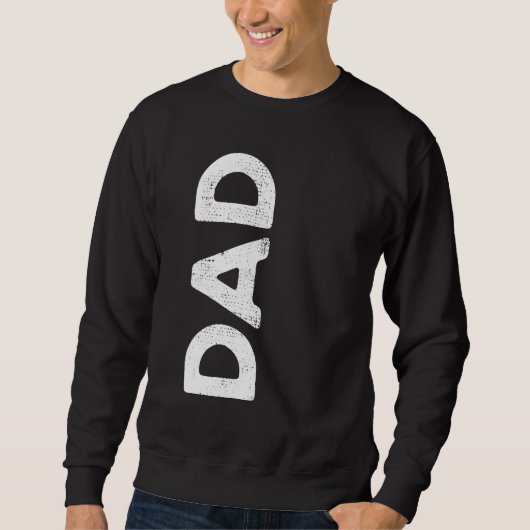 DAD Grungy Dad Father's Day Cool Dad Trui (Voorkant)