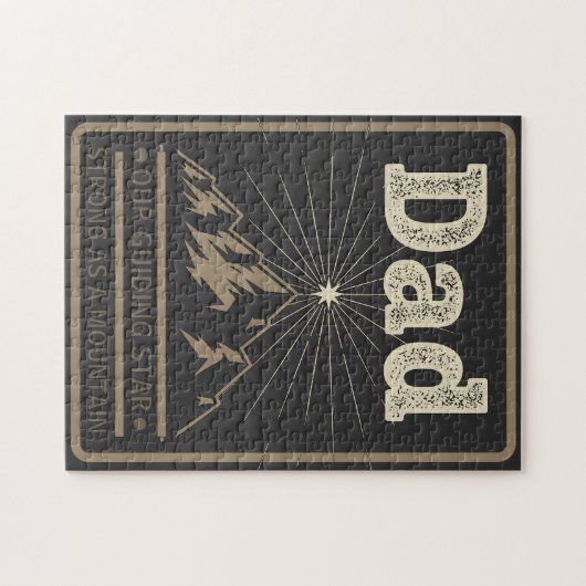 Dad Guiding Star Mountain Legpuzzel (Horizontaal)