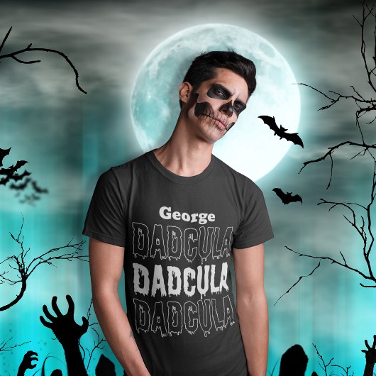 Dad Halloween T-shirt Dadcula herfst shirten voor
