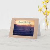 DAD-HAPPY BIRTHDAY=HORSE LOVER'S BIRTHDAY KAART (Gele Bloem)