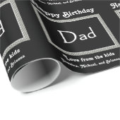DAD Happy Birthday uit de Kinder V01A Cadeaupapier (Rol Hoek)