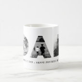 DAD Happy Fathers Day Photo Koffiemok (Center)