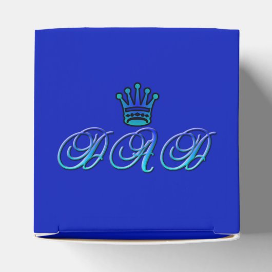 DAD Heart 2x2 Favor Box Bedankdoosjes (Bovenkant)