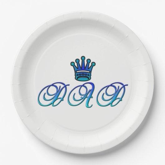 DAD het Document plateert 9 " Papieren Bordje (Voorkant)