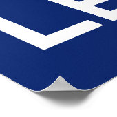 DAD, het Man, de mythe, de Legende, blauwe versie Poster (Hoek)