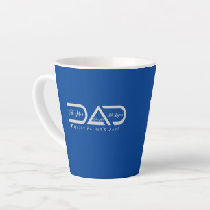 DAD - Het Man de mythe van het Legende Ontwerp Latte Mok
