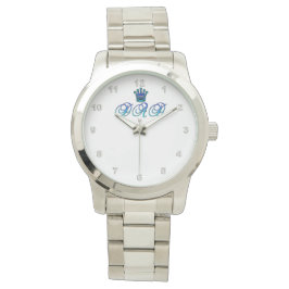 DAD het Overmaatse Zilveren Horloge van de Armband