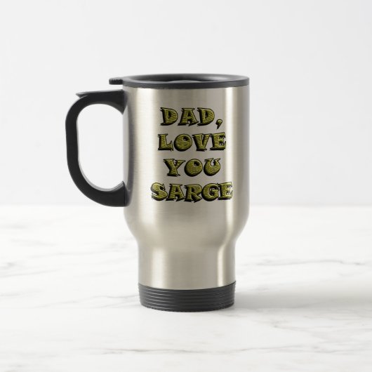 DAD, HOOP VAN JE SARGE 1 REISBEKER (Links)
