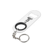 DAD, hou van je 2 Mini Flessenopener (Achterkant Gekanteld)