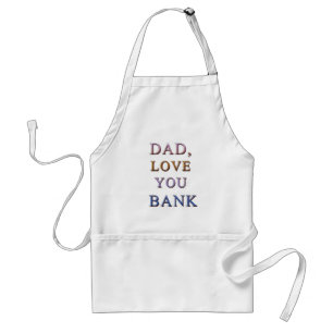 DAD, hou van je BANK 1 Standaard Schort
