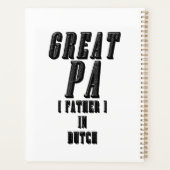 DAD, hou van je BANK 2 Planner (Achterkant)
