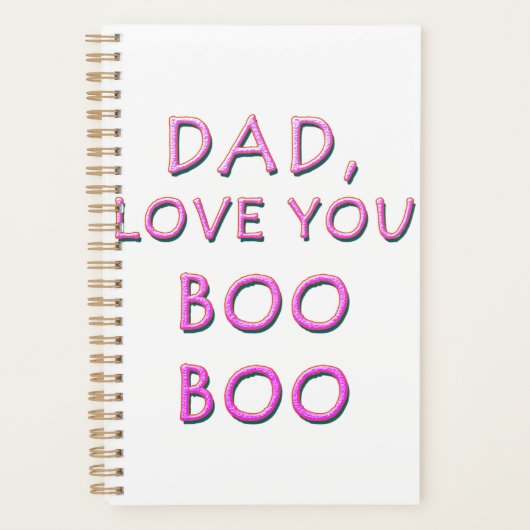 DAD, hou van je BOO 2. Planner (Voorkant)