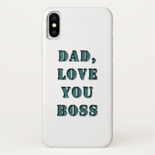 DAD, hou van je BOSS 1 Case-Mate iPhone Case