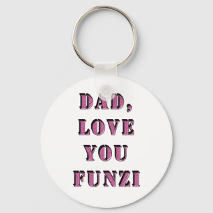DAD, hou van je FUNZI 1 Sleutelhanger