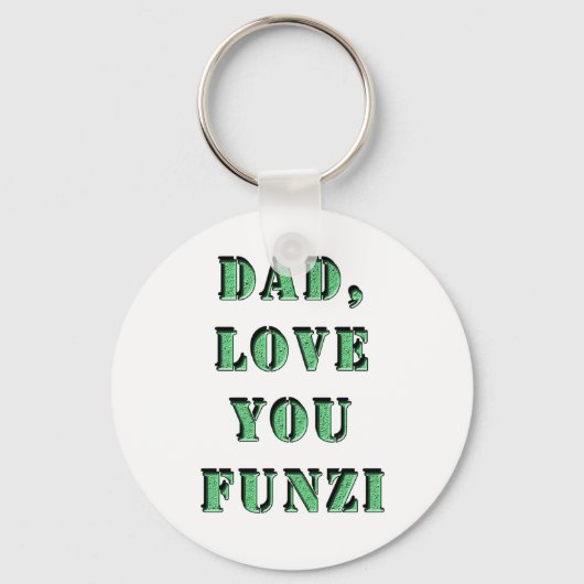 DAD, hou van je FUNZI 2 Sleutelhanger (Voorkant)