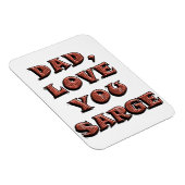 DAD, hou van je, SARGE 2 Magneet (Rechterzijde)