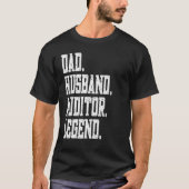 Dad Husband Auditor Legend T-shirt (Voorkant)